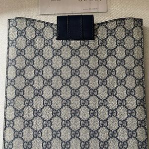 Gucci Navy blue IPAD case